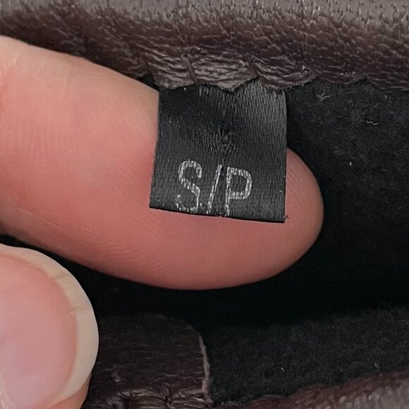 Jessica Leather Acrylic Lined Outdoor Gloves w Silver Embellishment Sz OS NWOT - Picture 10 of 11